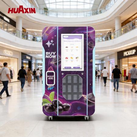 Полностью автоматический интеллектуальный торговый автомат мороженого: 24/7 беспризорное решение для розничной торговли в местах с высоким уровнем трафика